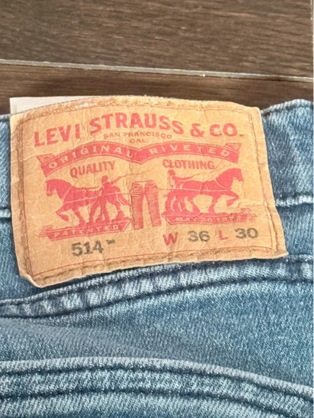 Levi’s 514 Men’s Jeans 36x30 Straight Fit Denim 218